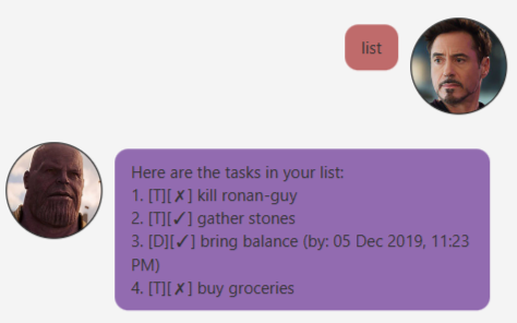 list tasks
